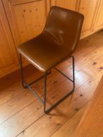 Cognac kleur leder/zwart frame, Ophalen, Zo goed als nieuw