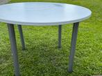 Table blanc, Huis en Inrichting, Tafels | Bijzettafels, Minder dan 45 cm, Rond, Gebruikt, Hout