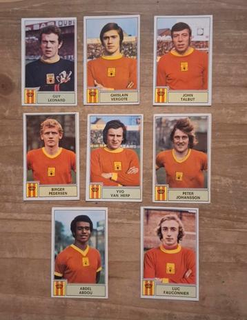 Panini 8 stickers Mechelen FC Mechelen Belgisch voetbal 1972 beschikbaar voor biedingen