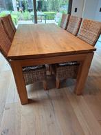 Teak eetplaats tafel, Ophalen, 100 tot 150 cm, Teakhout, 200 cm of meer