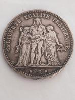 5 Francs 1875, Ophalen of Verzenden, Zilver