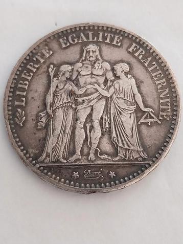5 Francs 1875 beschikbaar voor biedingen