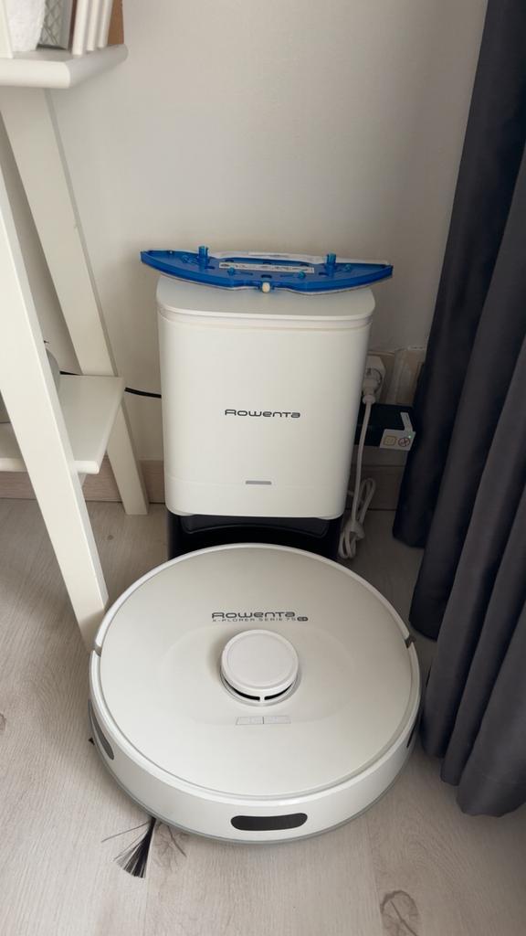Rowenta X-Plorer 75+ robotstofzuiger & dweil met doos, Elektronische apparatuur, Stofzuigers, Zo goed als nieuw, Robotstofzuiger