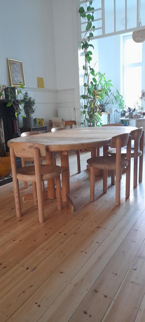 Unieke set Rainer Daumiller, Huis en Inrichting, Tafels | Eettafels, Gebruikt, 100 tot 150 cm, 200 cm of meer, Vijf personen of meer