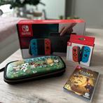 Nintendo switch + extra joycons + case AC + Rayman game, Ophalen, Met games, Zo goed als nieuw, Switch Original