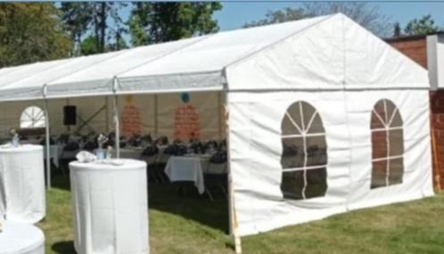 Alu tent 5 m x 7.5 m kadertent, Tuin en Terras, Partytenten, Zo goed als nieuw, Partytent, 2 meter of meer, 5 tot 8 meter, 4 tot 6 meter