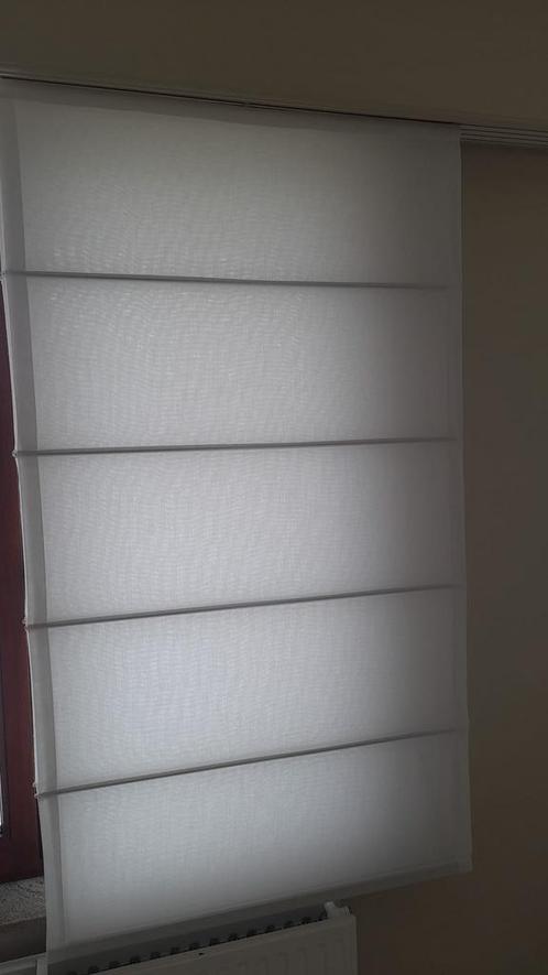 4x Japanse paneelgordijnen met vouwgordijn look, Huis en Inrichting, Stoffering | Gordijnen en Lamellen, Gebruikt, 150 tot 200 cm
