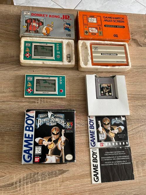 Lot retrogaming nintendo game&watch, Games en Spelcomputers, Spelcomputers | Nintendo Game Boy, Game Boy Classic, Ophalen