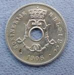 1905 5 centimen NL Léopold 2, Postzegels en Munten, Munten | België, Verzenden, Metaal, Losse munt