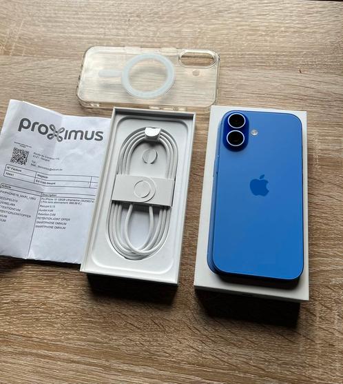 iPhone 16 128gb acheté 24.05.2025, Telecommunicatie, Mobiele telefoons | Apple iPhone, Zo goed als nieuw, Ophalen