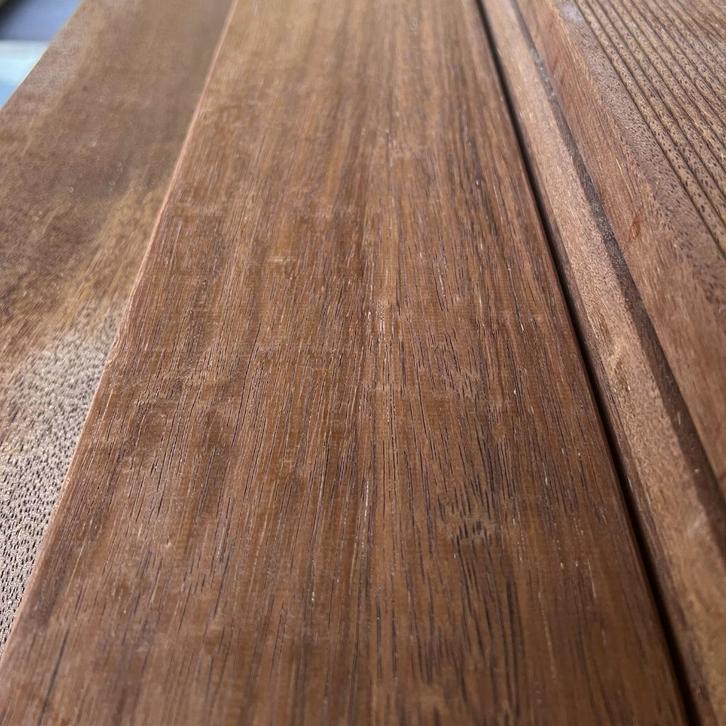 Merbau hardhouten vlonderplanken 25x145mm van 100M1 -7.9€ M1, Tuin en Terras, Terrasdelen en Vlonders, Nieuw, Hout, Verzenden