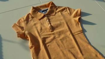 Oranje dames polo Tommy Hilfiger XS / 34