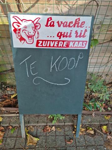 Reclamebord-Krijtbord "La vache qui rit" beschikbaar voor biedingen