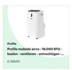 Profile mobiele airco 16.000BTU weinig gebruikt, Ophalen, Zo goed als nieuw, Mobiele airco