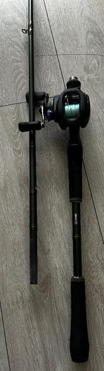 Shimano SLX DC baitcasting reel + Abu Garcia Beast X hengel, Watersport en Boten, Ophalen, Zo goed als nieuw, Complete set