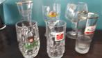 6 verschillende glazen voor verzameling samen 3 euro, Ophalen of Verzenden, Zo goed als nieuw