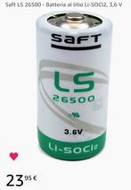 Batterie lithium professionnelle Saft LS 26500 3.6V, Ophalen of Verzenden, Nieuw, Oplaadbaar