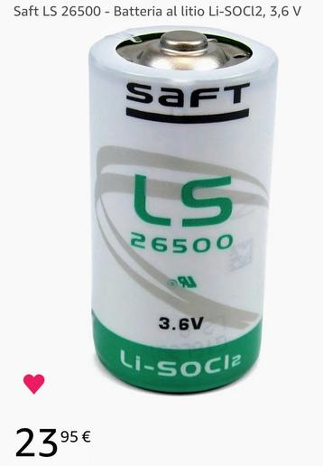 Batterie lithium professionnelle Saft LS 26500 3.6V beschikbaar voor biedingen