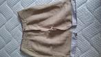 Linnen korte broek, Kleding | Heren, Beige, Nieuw, Overige maten, Ophalen of Verzenden