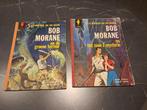 Bob Morane Nr.1 en 2 volledig linnen rug 1 st druk, Meerdere stripboeken, Ophalen of Verzenden, Gelezen