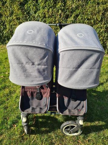 Bugaboo Donkey Duo buggy in goede staat + accessoires beschikbaar voor biedingen