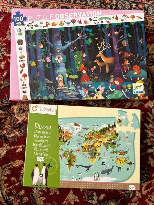 Set van 2 puzzels, Hobby en Vrije tijd, Denksport en Puzzels, Zo goed als nieuw, Legpuzzel, Ophalen