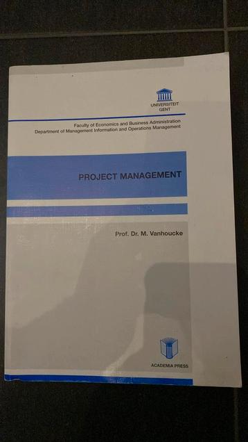 Project management | Mario Vanhoucke beschikbaar voor biedingen