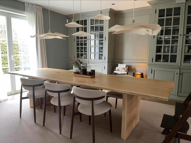 Eiken eettafel, Huis en Inrichting, Tafels | Eettafels, Zo goed als nieuw, 200 cm of meer, 100 tot 150 cm, Vijf personen of meer