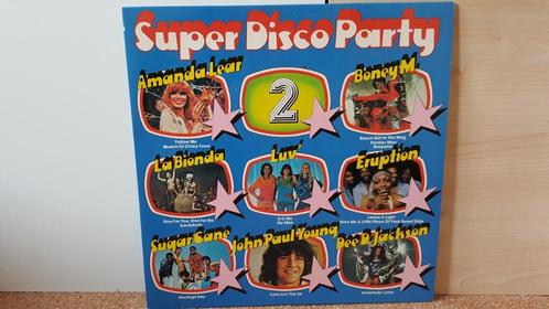 SUPER DISCO PARTY 2 - VERZAMEL LP (1978) (LP), Cd's en Dvd's, Vinyl | Verzamelalbums, Zo goed als nieuw, Pop, 10 inch, Verzenden