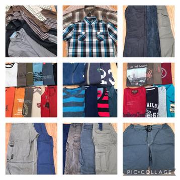 Kleding heren - pakket 48 stuks - maten L / XL