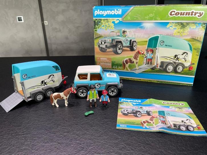 Playmobil auto en busje voor geld - land - 70511, Kinderen en Baby's, Speelgoed | Playmobil, Gebruikt, Complete set, Ophalen of Verzenden