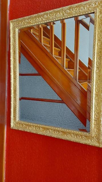Miroir avec dorure, Enlèvement, Rectangulaire