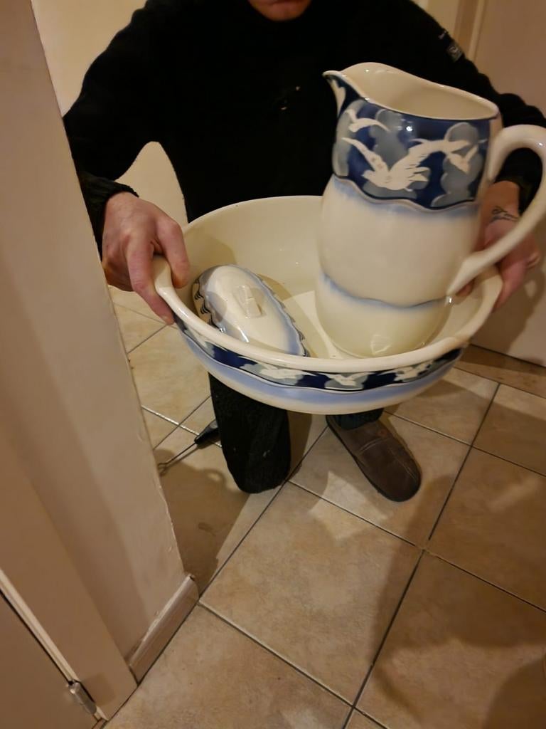 Voor wastafel, Ophalen