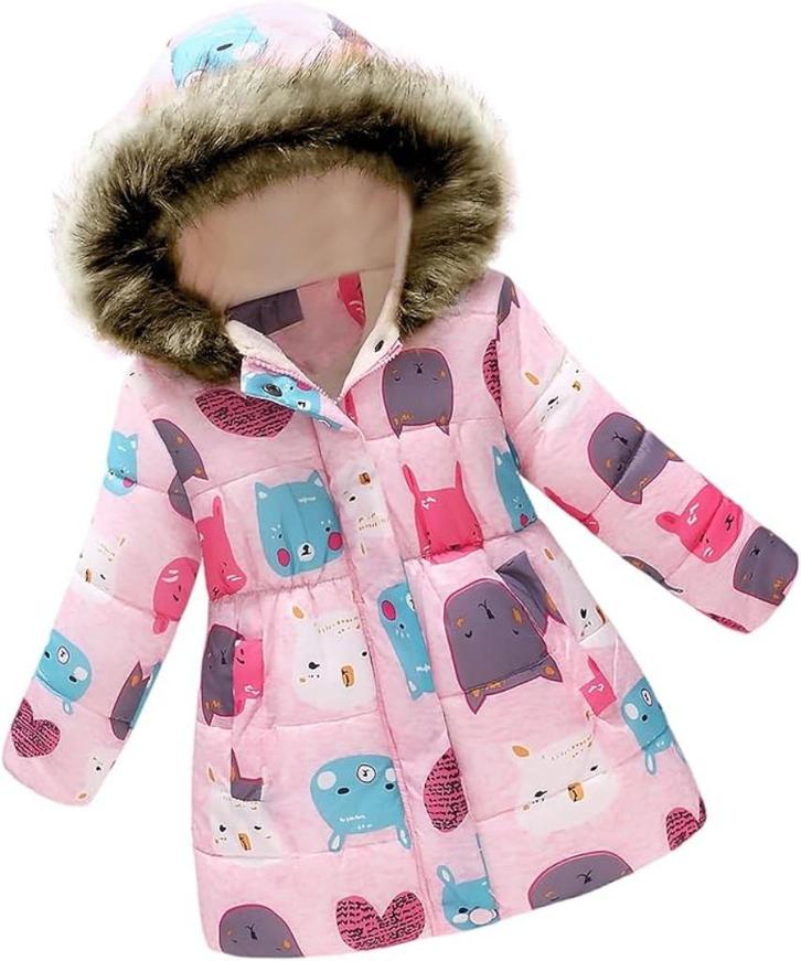 warme winterjas | met capuchon | voor meisjes, Kinderen en Baby's, Kinderkleding | Maat 152, Nieuw, Meisje, Verzenden