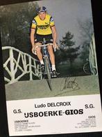 Wielerkaart 1978 team ijsboerke gios ludo delcroix signe, Verzenden, Zo goed als nieuw