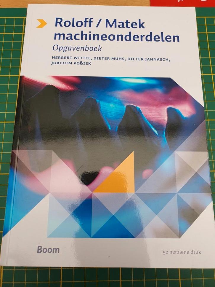 Roloff/Matek machineonderdelen Dieter Jannasch - Opgavenboek, Boeken, Studieboeken en Cursussen, Zo goed als nieuw, Ophalen of Verzenden