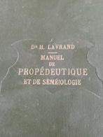 Manuel de Propédeutique et de Séméiologie (1906), Antiquités & Art, Enlèvement ou Envoi