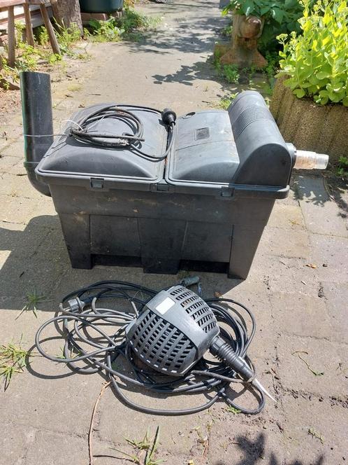 Pompe de bassin 3400litres/h et filtre, Jardin & Terrasse, Accessoires pour étangs, Comme neuf, Pompe de bassin, Enlèvement