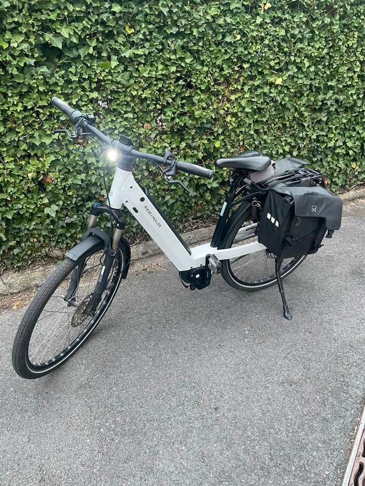Riese Muller Nevo 3 Vario GT - Enviolo, Fietsen en Brommers, Elektrische fietsen, Gebruikt, Riese & Müller, 47 tot 51 cm, 50 km per accu of meer