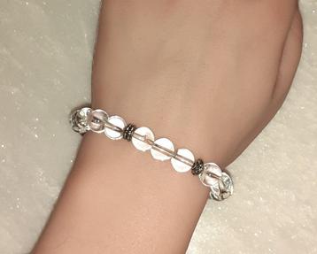 Kralenarmband bergkristal beschikbaar voor biedingen