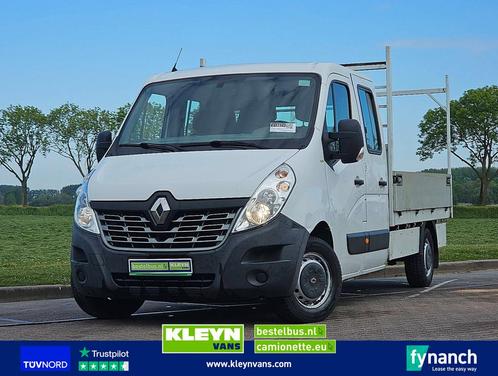 Renault MASTER 2.3 DUB.CAB Open-Laadbak, Auto's, Bestelwagens en Lichte vracht, Bedrijf, ABS, Airconditioning, Cruise Control