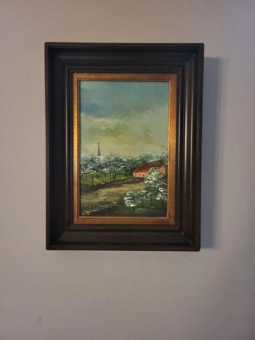 Schilderij op doek Annie van de boel, Antiek en Kunst, Kunst | Schilderijen | Klassiek, Ophalen of Verzenden