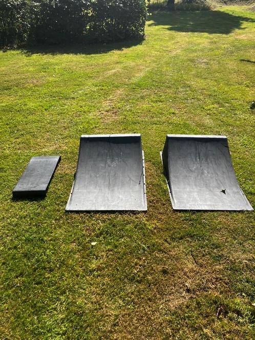 Skateramp - 3 delen, Sport en Fitness, Skateboarden, Zo goed als nieuw, Skateboard, Ophalen