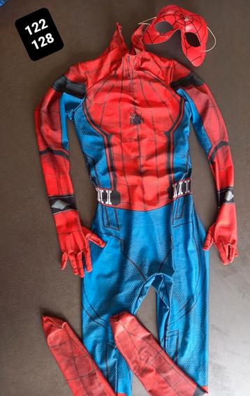 Verkleedkledij pak Spidermann maat 122-128  beschikbaar voor biedingen