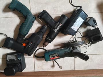 Slijpschijf,boormachines met laders beschikbaar voor biedingen