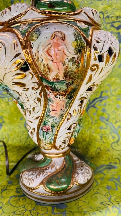 tafellamp Italiaanse Capodimonte (1950-60), Antiek en Kunst, Antiek | Verlichting, Ophalen