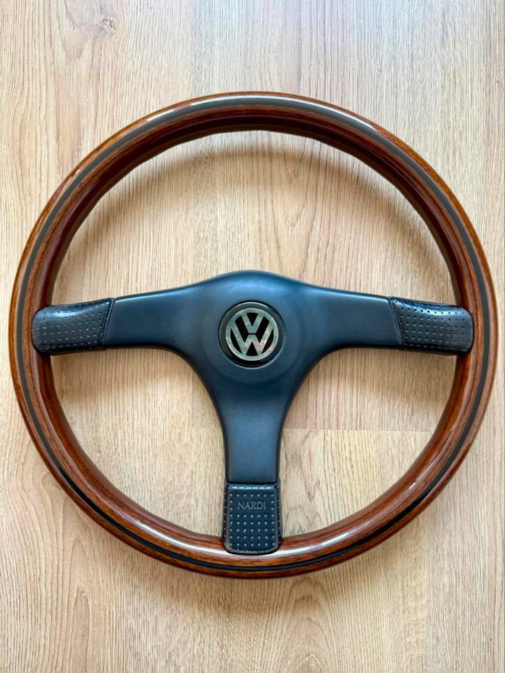 Nardi Gara 3 Houten Stuur VW Volkswagen Polo Jetta Golf MK1, Auto-onderdelen, Besturing, Alfa Romeo, Amerikaanse onderdelen, Audi
