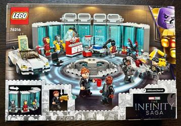 LEGO set 76216 - Tony Stark's Wapenkamer - Unieke minifigs beschikbaar voor biedingen