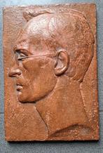 VAN DEN MEERSCHE Gustaaf "Mansportret" terra cotta, Antiek en Kunst, Ophalen