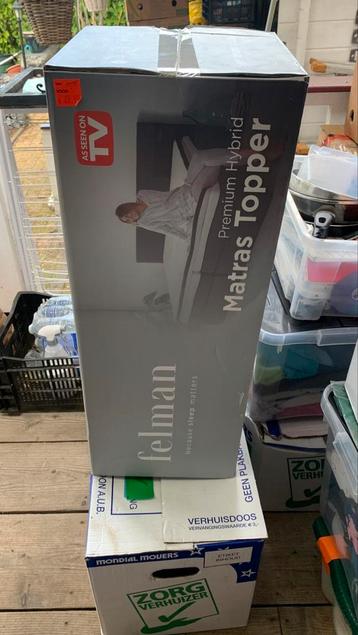 1 persoons matras topper te koop beschikbaar voor biedingen